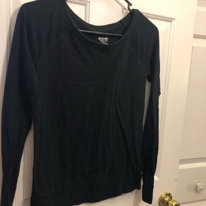 Black long sleeve T